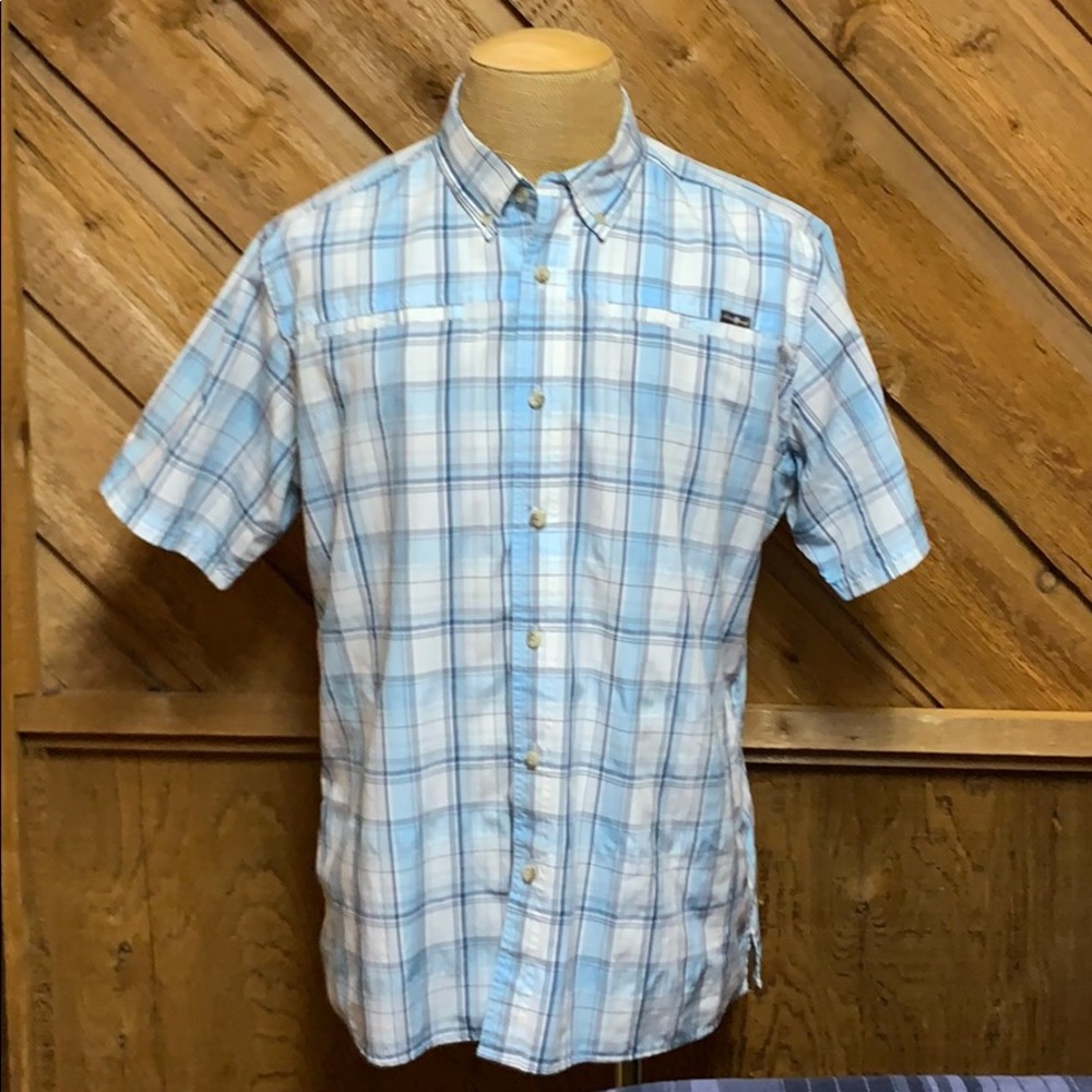 Eddie Bauer travel shirt L
